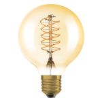 Ledvance Vintage 1906 LED E27 Globe Gold 7W 600lm - 822 Extra Warm White | Dimmable - Replaces 48W