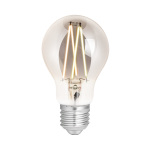 WiZ Smart LED E27 Pear Filament Smoke 6.5W 400lm - 820-850 Tunable White | Dimmable - Replaces 35W