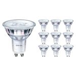 Multipack 10x Philips Corepro LED Spot GU10 PAR16 4.9W 460lm 36D - 830 Warm White | Replaces 65W