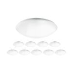 Multipack 10x Noxion LED Bulkhead Corido White 18W 1561lm - 840 Cool White | 360mm - IP44