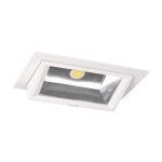 LED Downlight Wallwasher Wally Maxi White 46W 6400lm 70x75D - 840 Cool White - 238x145mm