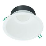 Philips LED Downlight Coreline DN142B Aluminium White 19.2W 2300lm 60D - 840 Cool White | Cutout 200mm - IP54 - White Reflector