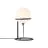 Nordlux Wilson Table Lamp Glass and Metal Black | Suitable for G9