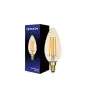 Noxion Lucent LED E14 Candle Filament Amber 4.1W 350lm - 822 Extra Warm White | Dimmable - Replaces 40W