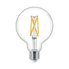 Philips MASTER Value LED Globe E27 93mm Filament Clear 5.9W 806lm - 922-927 Extra Warm White | Best Colour Rendering - Dimmable - Replaces 60W