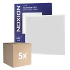 Multipack 5x Noxion LED Panel Ecowhite V3.0 36W 3700lm - 840 Cool White | 60x60cm - UGR 