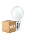 Multipack 10x Philips Corepro LED Bulb E27 Pear Frosted 10.5W 1521lm - 830 Warm White | Replaces 100W