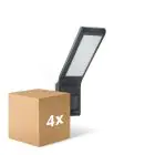 Multipack 4x Steinel LED Floodlight XLED Home Anthracite 10.5W 550lm - 830 Warm White | IP44 - Motion Sensor - Symmetrical